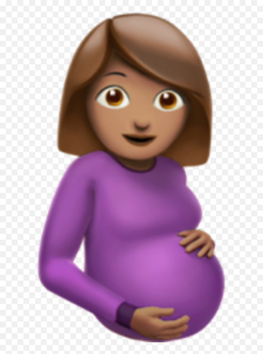 Pregnant - Sticker By Eliana Romero Transparent Background Pregnant Emoji,Pregnant Emoji