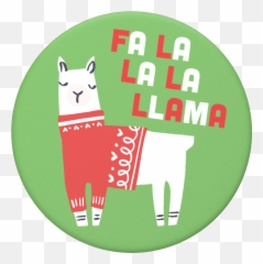 Fa La Llama Green Popsockets Cool Photos Pink Orchids - Falala Llama Png Emoji,Llama Emoji