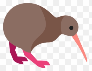 Kiwi Silhouette - Kiwi Bird Clipart Emoji,Kiwi Emoji - free transparent ...