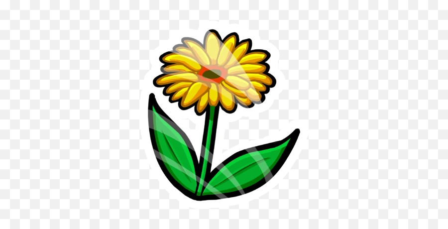 Spring Flower Pin - Club Penguin Spring Flower Pin Emoji,Spring Emojis