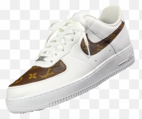 Nike Air Force 1 X Louis Vuitton Swoosh U0026 Toebox - Sneakers Emoji,Emoji Air Force One