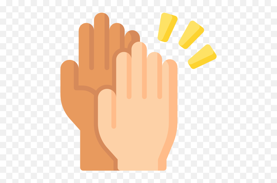 High Five - Illustration Emoji,High Five Emoticon