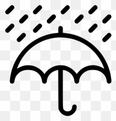 Rain Rainfall Umbrella Weather Comments - Png Icon Emoji