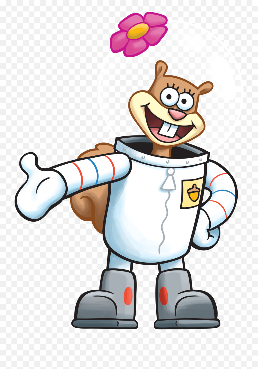 This Is What The Voices On Spongebob Squarepants Look Like - Sandy Cheeks Transparent Emoji,Barney Emoji