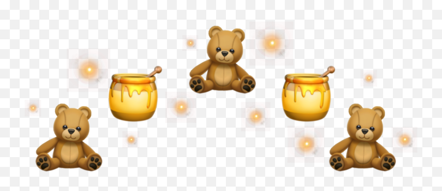 Largest Collection Of Free - Toedit Teddy Stickers Happy Emoji,Bear Emoticon