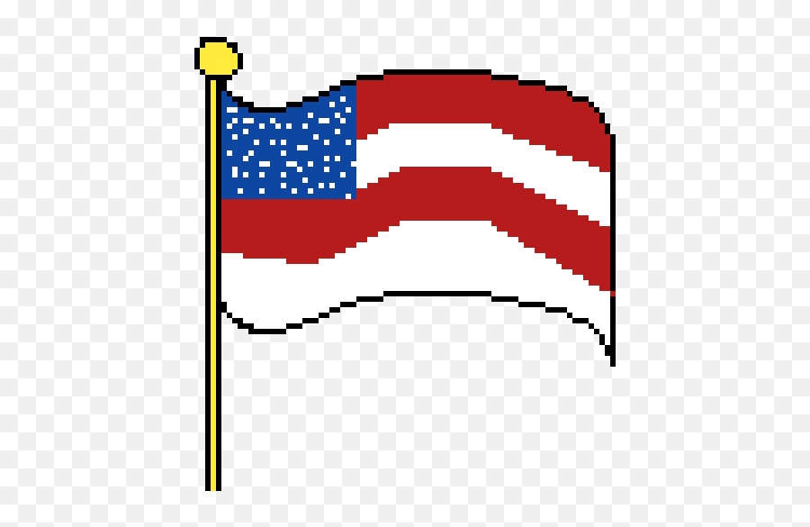 The American Flag - Depression Flag Clipart Full Size Japan Flag Pixel Art Emoji,Israel Flag Emoji