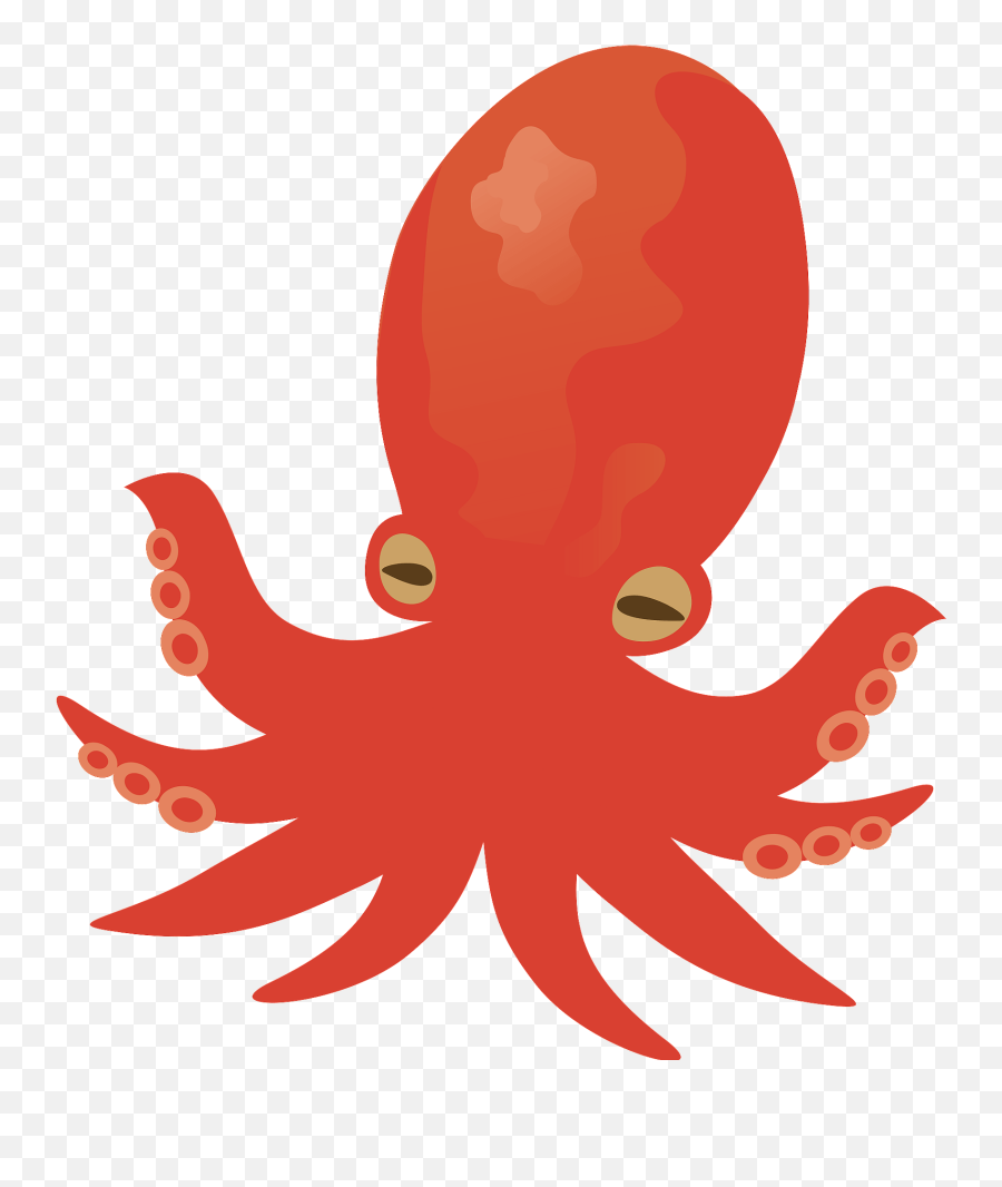 Red Octopus Clipart - London Underground Emoji,Squirting Emoji