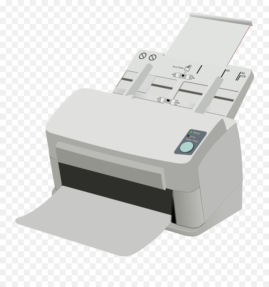 Sheet Fed Scanner Clipart - Document Scanner Clip Art Emoji,Printer Emoji