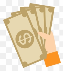Dollar Bills In Hand Clipart - Cash Emoji,Dollar Bill Emoji