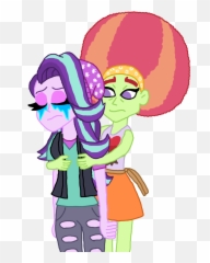 Hug Clipart Comfort - Contralto And Cake Cup Slash In Equestria Girls Emoji