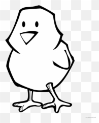 Chick Spring Coloring Pages chick spring 2 10 black - Easter Emoji