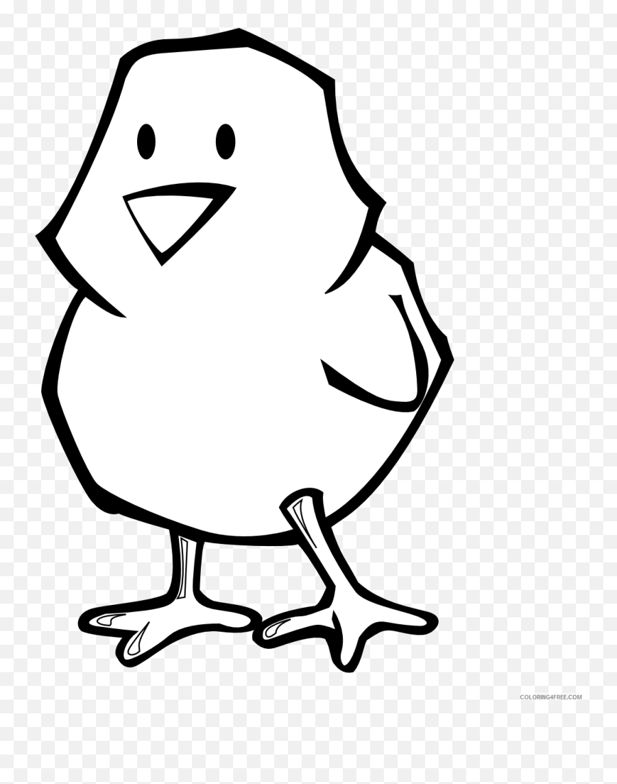Chick Spring Coloring Pages Chick Spring 2 10 Black - Easter Chick Coloring Pages Emoji,2 In The Pink 1 In The Stink Emoji
