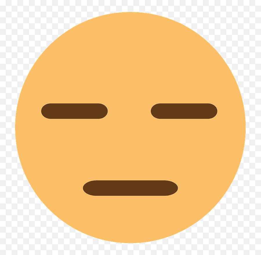 Expressionless Face Emoji Clipart Free Download Transparent - Png,Unamused Face Emoji