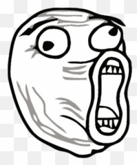 Derp Face Open Mouth Transparent Png - Troll Face Meme Emoji,Derp Emoticon