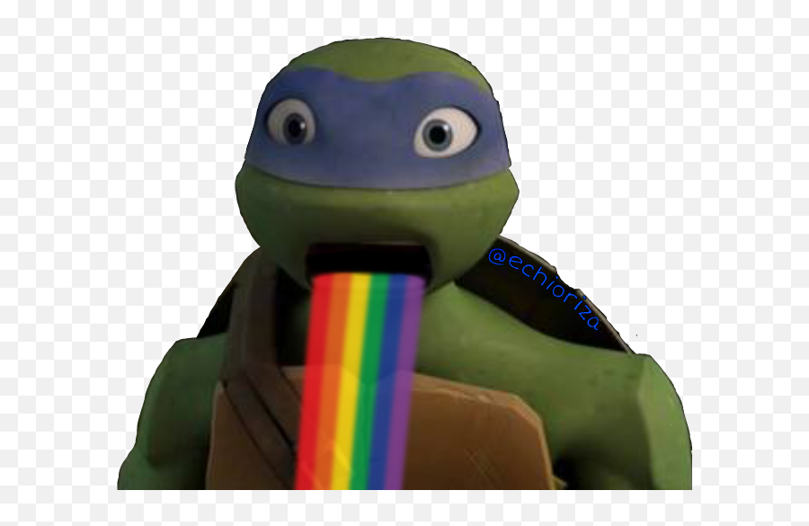 The Most Edited Puke Rainbow Picsart - Teenage Mutant Ninja Turtles Emoji,Barfing Rainbow Emoji