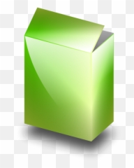 Green Box In 3d Vector Image - Open Carton Box Green Emoji,Empty Box Emoji