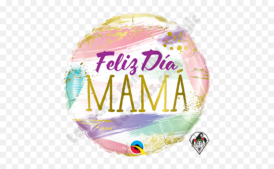 18 Inch Round Feliz Dia Mama Color - Qualatex Emoji,Happy Mothers Day Emoji