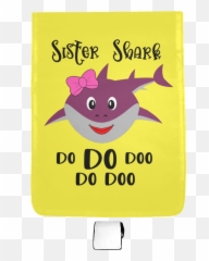 Sister Shark Medium Shoulder Bag - Brother Doo Emoji