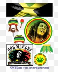 Topo Para Bolo Bob Marley - Topo De Bolo Bob Marley Emoji,Rasta Emoji