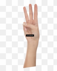 Three Finger Meme Png Picture - Sign Language Emoji