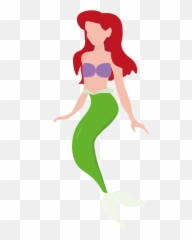 Mermaid Sea Ariel - Cartoon Emoji,Disney World Emoji
