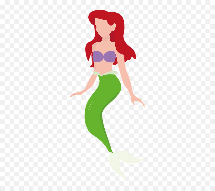 Mermaid Sea Ariel - Cartoon Emoji,Disney World Emoji