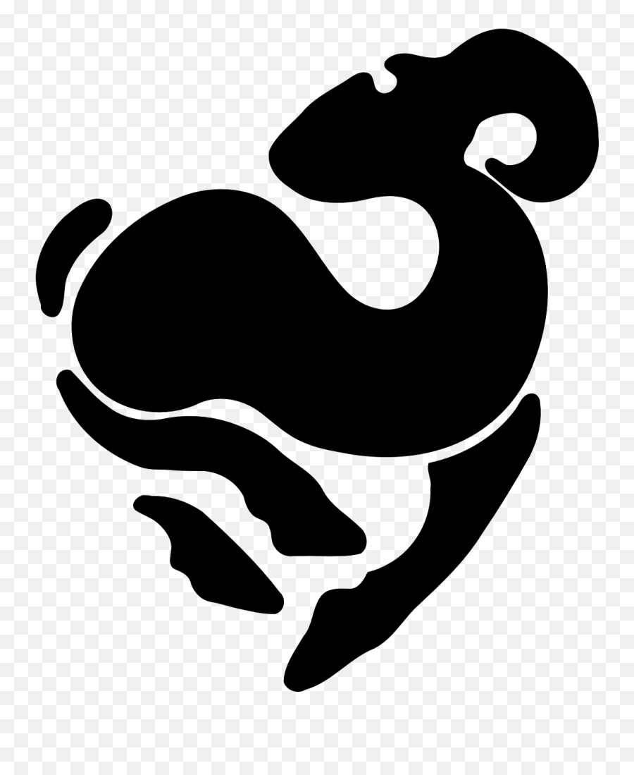 Chinese Ram Shape Year Zodiac - Goat Chinese Zodiac Silhouette Emoji,Man Boat Tiger Emoji