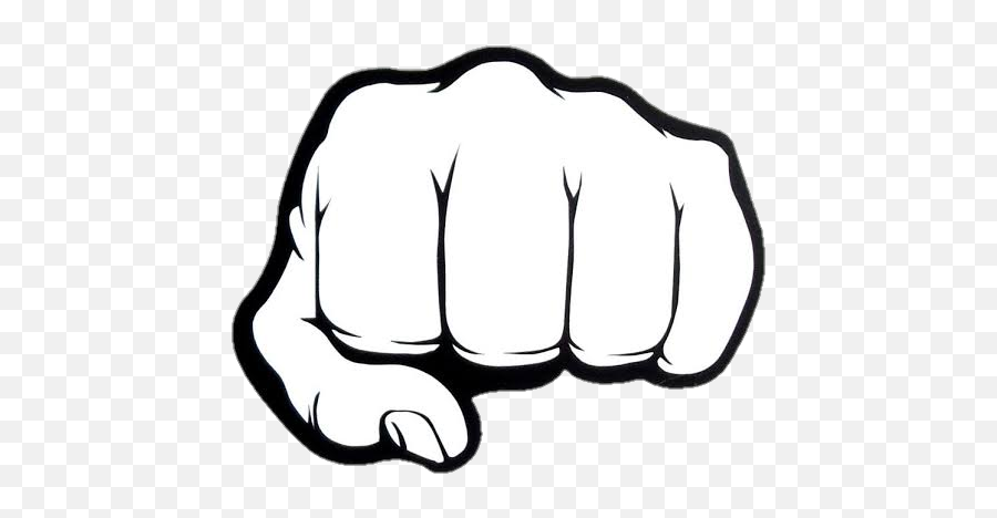 Fist Punch - Fist Bump Clipart Black And White Emoji,Fist Punch Emoji