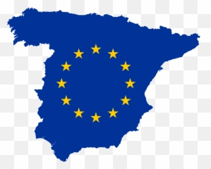 Svg Flags Silhouette Picture - Spain Map Clipart Emoji