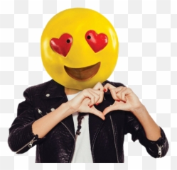 Smiley Halloween Png Transparent - Heart Eyes Emoji Mask,Happy Halloween Emoji