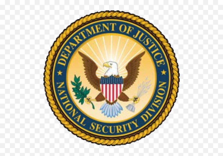 Doj National Security Division Logo - Us Department Of Justice Emoji,Us Navy Emoji
