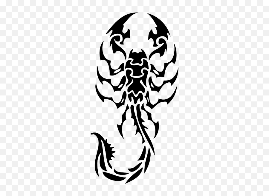 Download Free Png Scorpion - Tribal Scorpion Tattoo Png Emoji,Scorpion Emoji