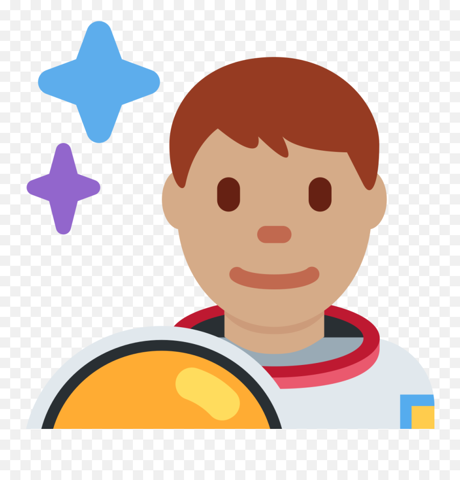 Twemoji2 1f468 - Man Astronaut Twitter Emoji,Astronaut Emoji