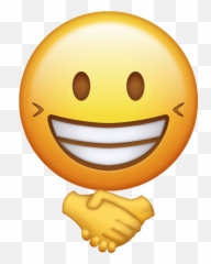 Memes In My Emojis Its More Likely - Happy Face Emoji,Handshake Emoticon