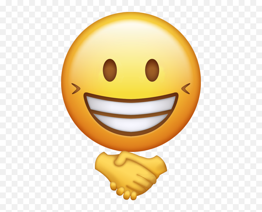 Memes In My Emojis Its More Likely - Happy Face Emoji,Handshake Emoticon