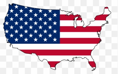 Usa Map Art - United States Clip Art Emoji,Norway Flag Emoji