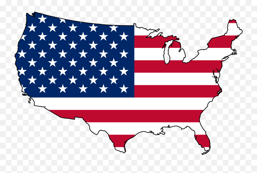 Usa Map Art - United States Clip Art Emoji,Norway Flag Emoji