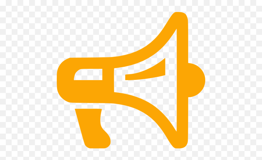 Yellow Megaphone Clipart - Megaphone Yellow Icon Png Emoji,Bullhorn Emoji
