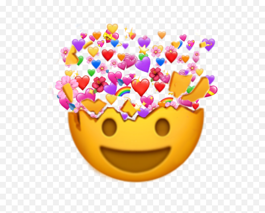 Emoji Surprised Heart Love - Sticker By Emojis Smiley,Surprised Face Emoji