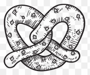 Pretzel Hand Drawn - Transparent Png U0026 Svg Vector File Pretzel Drawing Png Emoji,Pretzel Emoji