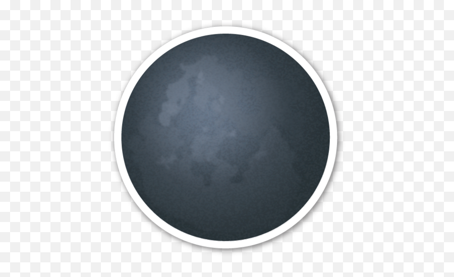 New Moon Symbol - Melocoton Sticker Emoji,New Moon Emoji