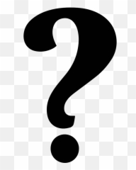 Question Mark Png Transparent Images - Black Profile Picture Emoji