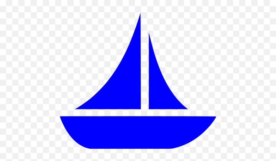 Blue Boat 10 Icon - Free Blue Boat Icons Boat Icons Png Red Emoji,Boat Emoticon