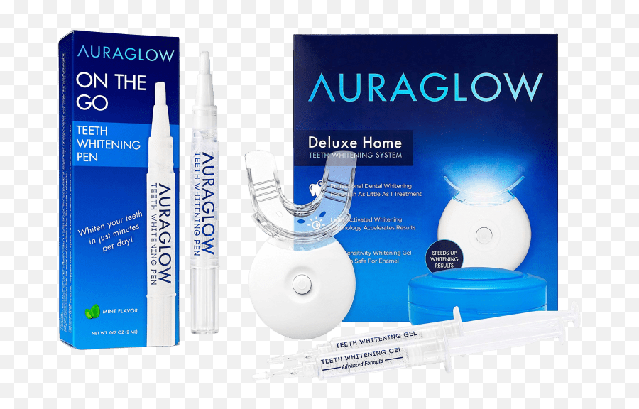 Auraglow Deluxe Home Teeth Whitening Kit With Bonus On - The Teeth Whitening Products Emoji,Emoji Game Formula One