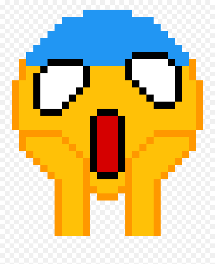 Pixilart - Shocked Emoji By Airyzari Mangekyou Sharingan Madara Pixel Art,Schocked Emoji
