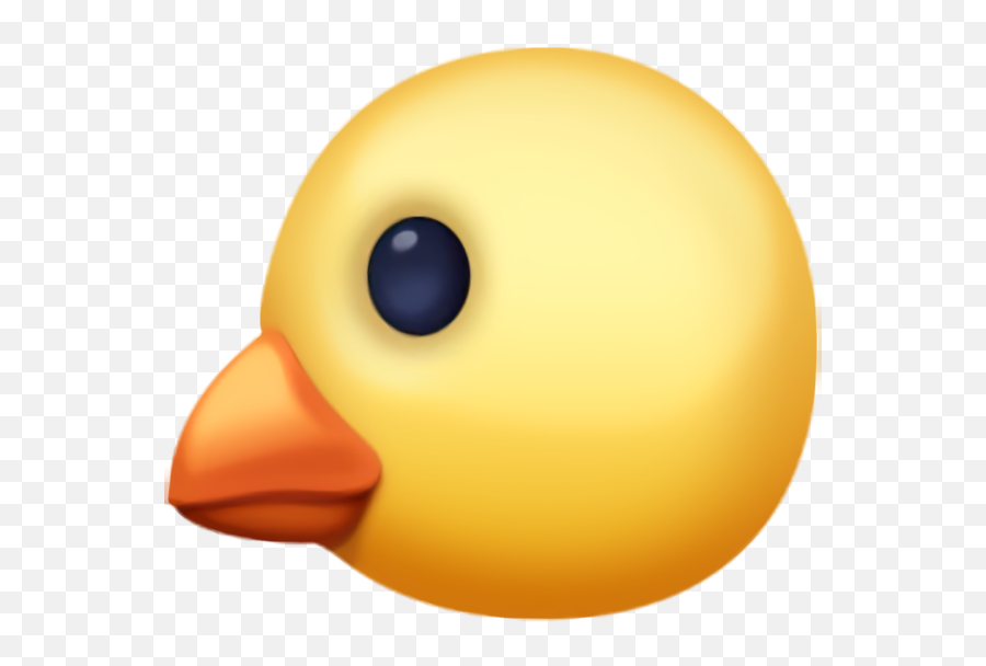 Easter Yellow Rubber Ducky Bird For - Emoji Poussin Apple,Baby Chicken Emoji