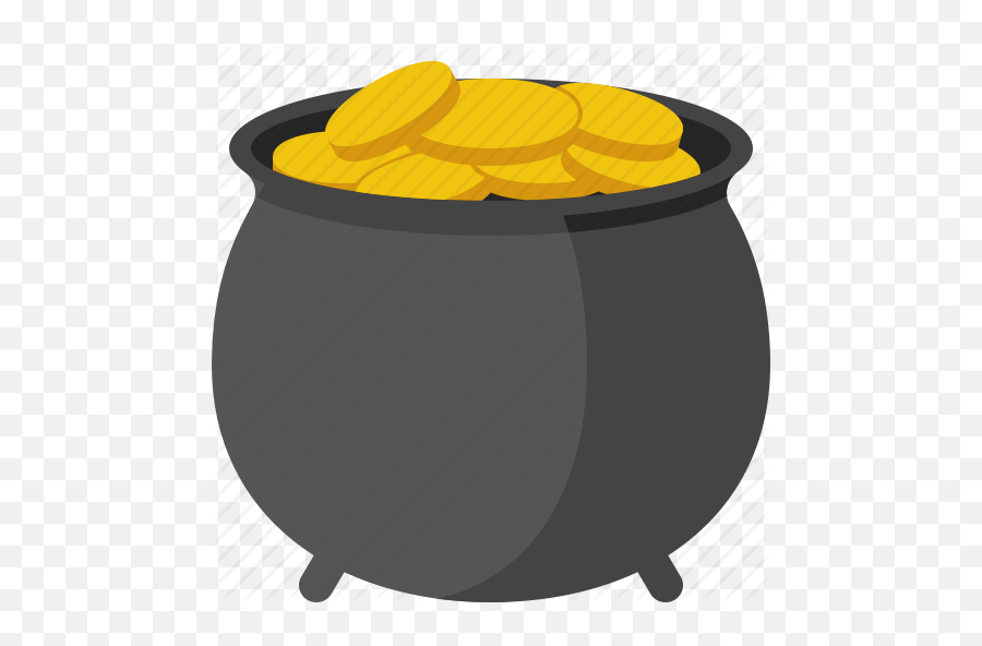 Cauldron - Pot Of Gold St Day Emoji,Pot Of Gold Emoji