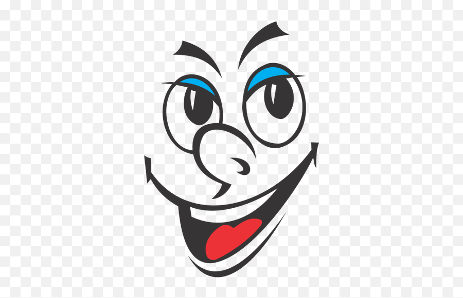 Imagen De Vector De Cara Sonriente - Cartoon Smiling Face Png Emoji,Shrug Emoji