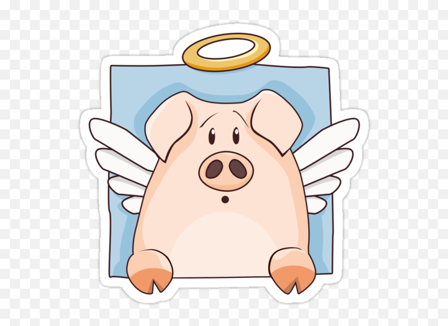 Holy Pig - Warzone Better Than Hasbrou0027s Risk Game Play Angel Pig Emoji,Piggy Emoticon