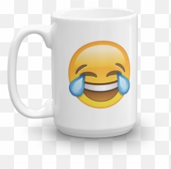 Quality Crying Laughing Emoji Mug - Skrattar Så Jag Gråter